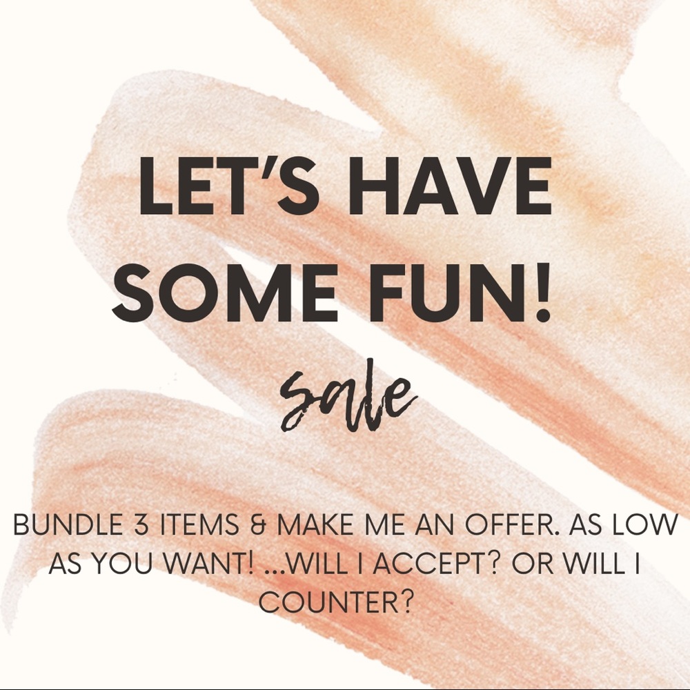 ‼️ BUNDLE 3 ITEMS & MAKE ME ANY OFFER ‼️